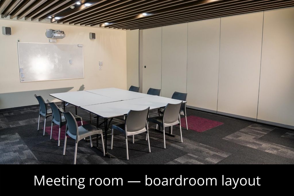 meeting room — boardroom layout