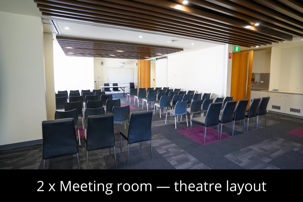Meeting rooms - theatre layout